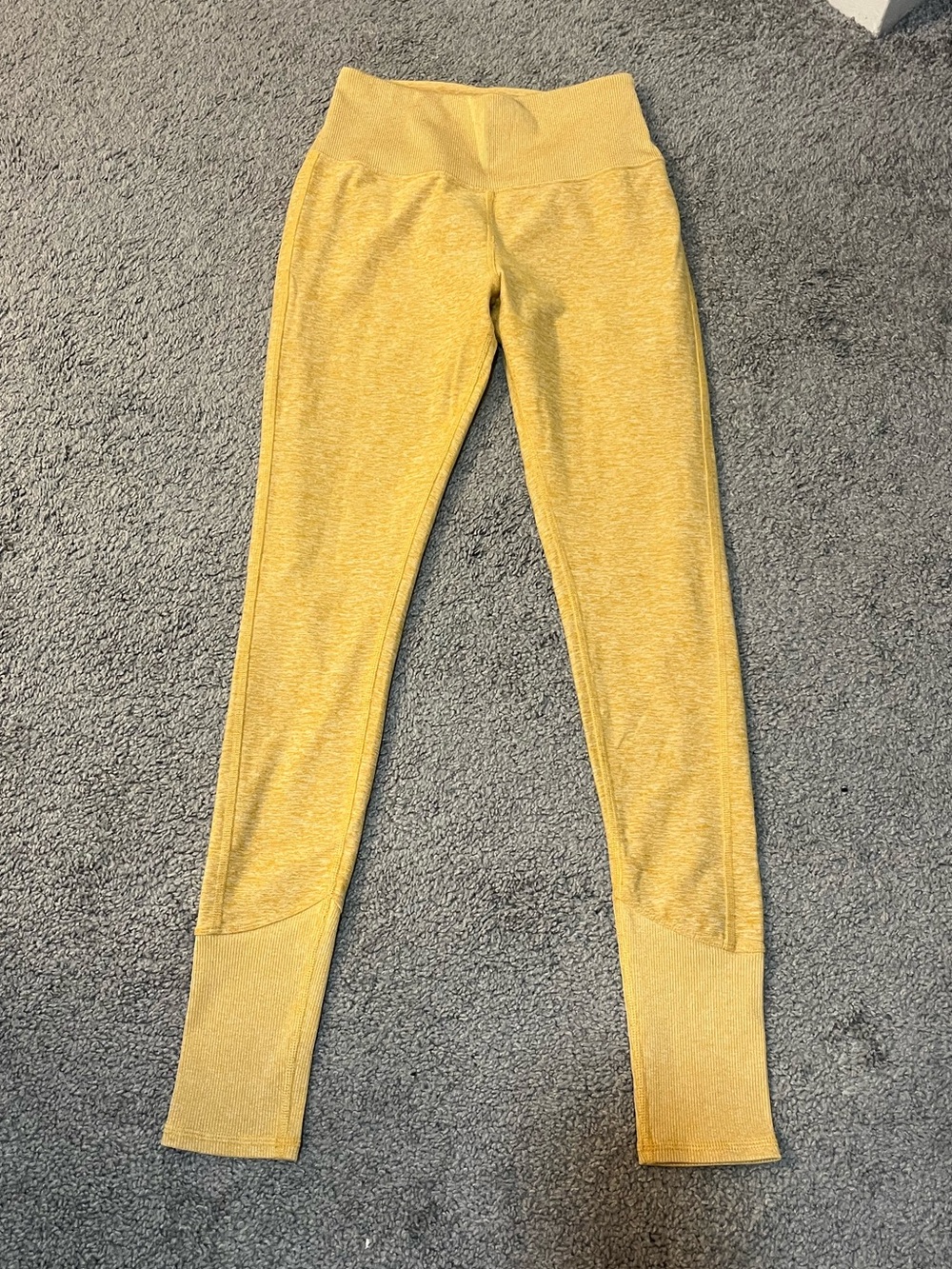 ALO Yoga Yellow Seamless Leggings